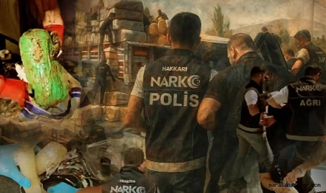 Kahramanmaraş dahil 73 ilde uyuşturucu operasyonu: 1695 şüpheli yakalandı