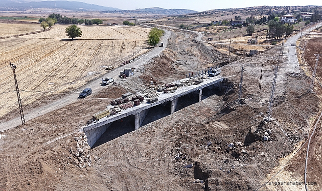 Kahramanmaraş’ta 9 metre genişliğinde yeni köprü inşa edildi!