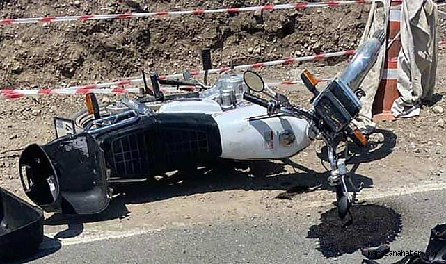 Kahramanmaraş’ta Motosiklet Sürücüsü İş Makinesinin Altında can verdi!