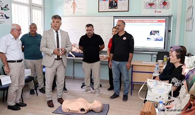 Kahramanmaraş'ta Öğretmenlere ilkyardım eğitimi!