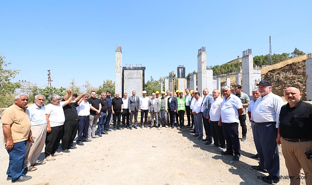 Kirişci ve Toptaş, Kale Gençlik Merkezi inşaatında incelemelerde bulundu!