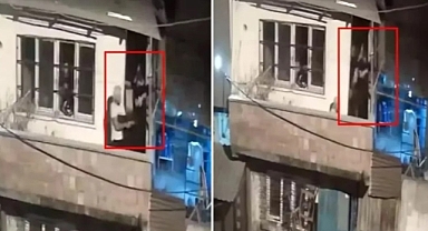 Meksika değil Türkiye! Balkondan balkona birbirlerini taradılar...