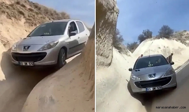 Navigasyona güvendi iki tepenin arasında kaldı!