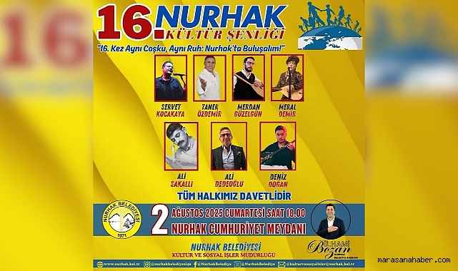 Nurhak’ta 16. Geleneksel Kültür Şenliği Coşkusu