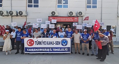Türkiye Kamu-Sen’den Kahramanmaraş'ta İş Bırakma Eylemi!