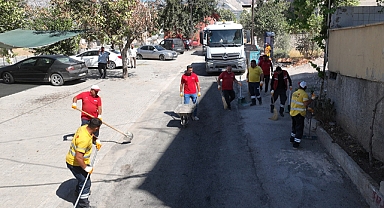Altyapı ve yol kaplaması tamamlanan mahallelerde temizlik seferberliği!