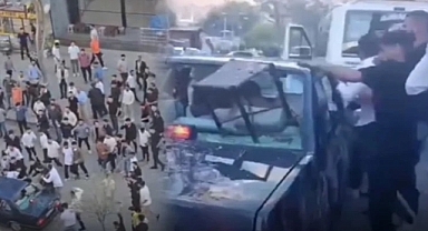 Araç içindeki üç askere linç girişimi!