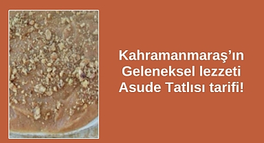 Asude tatlısı nasıl yapılır?