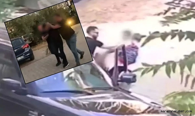 Çocuklarının yanında babayı tokatlayan şahıs yakalandı!