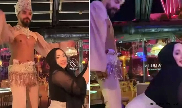 Eğlence mekanında ahlaksız anlar…