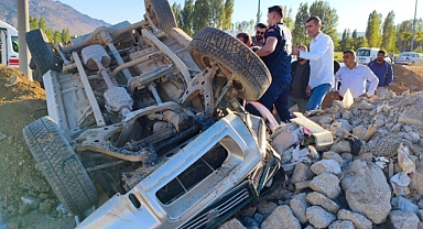 Göksun’da Cip Takla Attı! 2 Yaralı