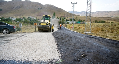 Kahramanmaraş-Kayseri arasındaki kırsal yol yenilendi!