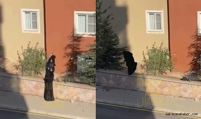 Kahramanmaraş'ta telden atlayan kızlar siteyi karıştırdı!