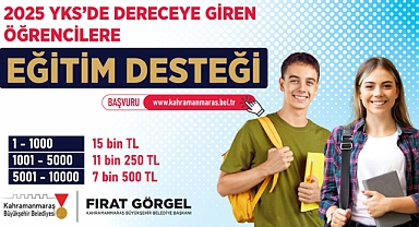 Kahramanmaraş’ta öğrencilerin YKS başarısına Büyükşehir'den destek!