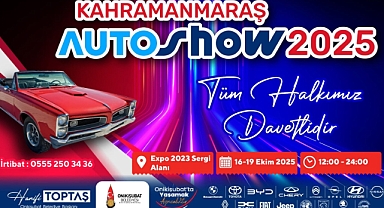 Bölgenin en büyük Auto Show'u yarın Kahramanmaraş'ta başlıyor!