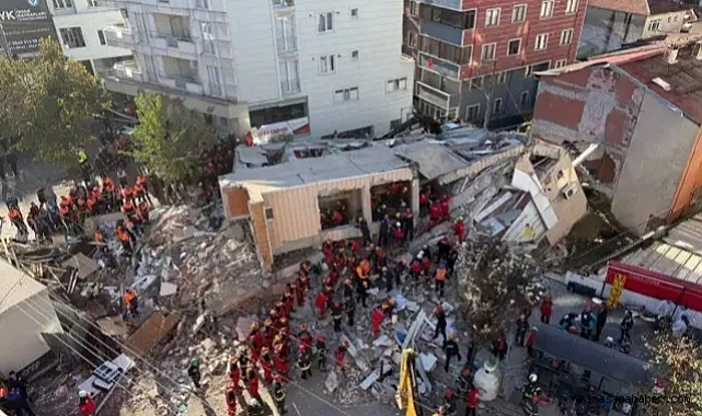 Gebze’de Zamanla Yarış: Çöken Binada 5 Kişi Enkaz Altında, Çevredeki 9 Bina Mühürlendi