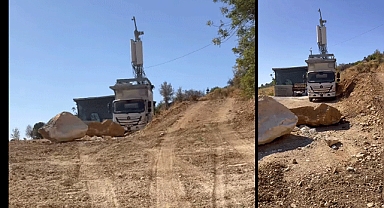 Kahramanmaraş Bertiz'de Şebeke Sorunu Taşla Çözüldü! Vatandaş araca el koydu!