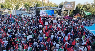 Kahramanmaraş, Filistin için sokaklara döküldü!