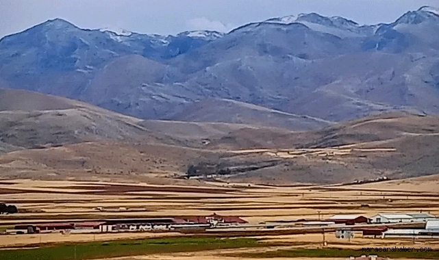 Kahramanmaraş’ta Mevsimin İlk Karı Nurhak Dağı’na Düştü