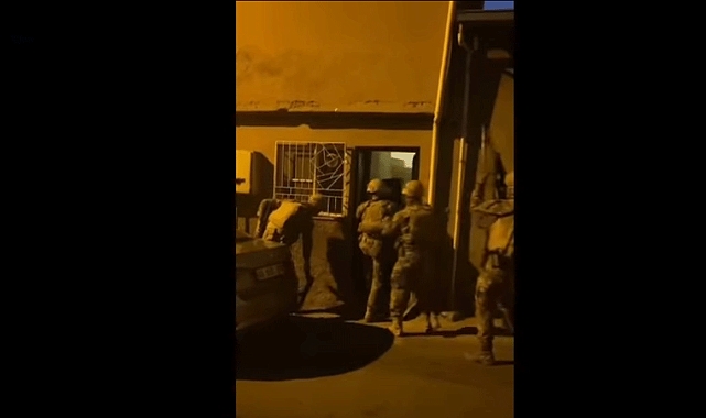 Kahramanmaraş’ta özel harekatla baskın! 15 Şüpheli Tutuklandı
