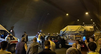 Kahramanmaraş'ta tünelde feci kaza! Bir ölü 4 yaralı var!