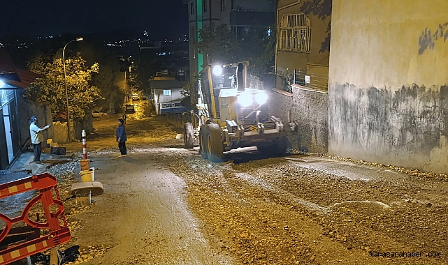 Kahramanmaraş’ta Yağış Sonrası Gece Boyu Yoğun Mesai!