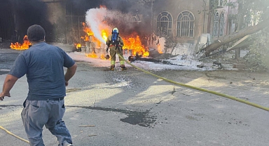 Kahramanmaraş'ta Yeni Sanayi'de Korkutan Yangın!