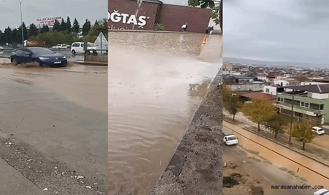 Meteoroloji Uyarmıştı: Kahramanmaraş’ta Sağanak göle döndü!
