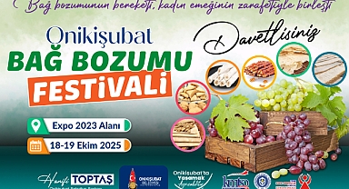 Onikişubat’ta Bağ Bozumu heyecanı başlıyor!