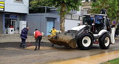 Sağanak yağmur sonrası Kahramanmaraş’ta hummalı çalışma!