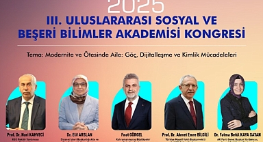 Aile Yılına Uluslararası Vizyon; 3. Sosyal ve Beşerî Bilimler Kongresi Başlıyor!