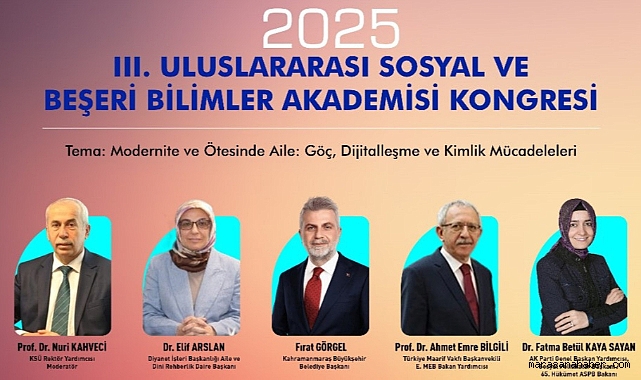 Aile Yılına Uluslararası Vizyon; 3. Sosyal ve Beşerî Bilimler Kongresi Başlıyor!