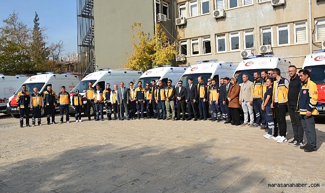 Kahramanmaraş'ın Acil Sağlık Gücüne Takviye: 9 Yeni Tam Donanımlı Ambulans Hizmete Girdi