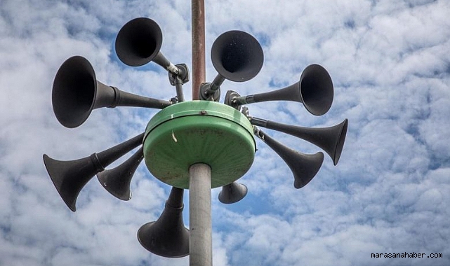 Kahramanmaraş’ta 115 dB’lik Siren Testi yapılacak! Duyarsanız korkmayın
