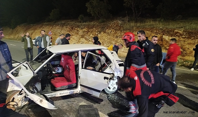 Kahramanmaraş'ta Feci Kaza: Bir Kişi Hayatını Kaybetti, İki Kişi Yaralandı!