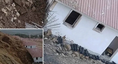 Kahramanmaraş'ta Heyelan Paniği: Yapımı Süren 7 Ev Toprak Altında Kaldı