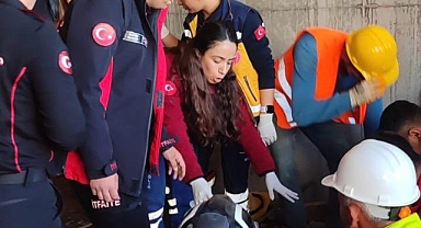 Kahramanmaraş'ta iskele çöktü!