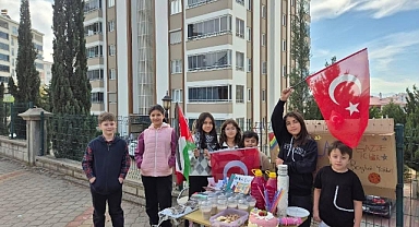 Kahramanmaraş’ta Minik Yüreklerden Filistin için Büyük Duyarlılık!
