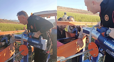 Kahramanmaraş'ta tarlada korku dolu anlar: Kolunu makineye kaptırdı!