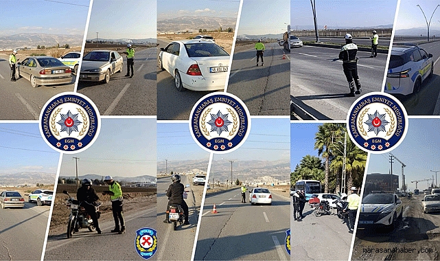 Kahramanmaraş’ta Trafik Denetimleri: İki Günde 1.133 Sürücüye Ceza, 22 Kişi Yaralandı
