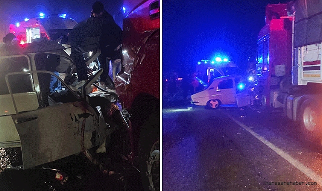 Andırın yolunda kaza! 2 kişi yaralandı!