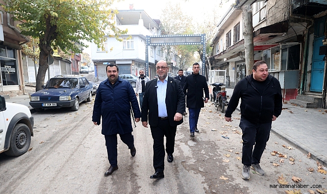 Başkan Akpınar'dan Sakarya çarşısında esnaf ziyareti!
