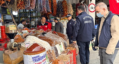 Kahramanmaraş Kapalı Çarşı’da Gıda denetimi!