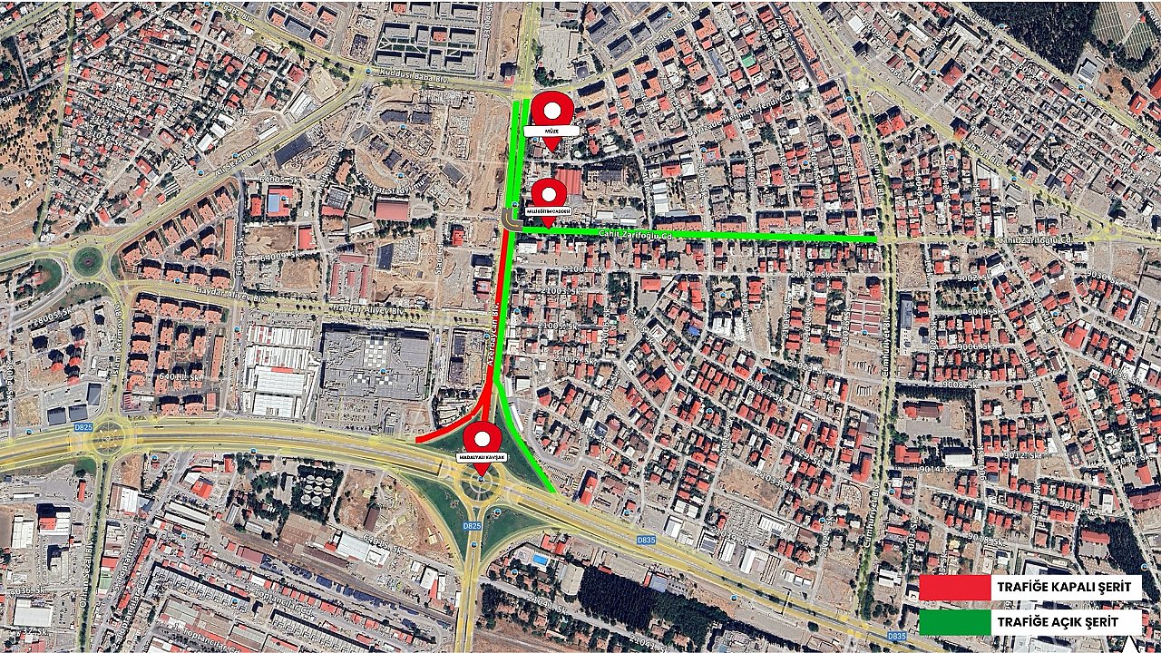 Kahramanmaraş’ta Azerbaycan Bulvarı, Kısmi Olarak Araç Trafiğine Kapatılacak!