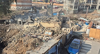 Kahramanmaraş’ta cami yıkıldı!