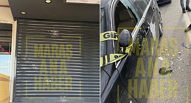 Kahramanmaraş'ta kasklı saldırgan, aracı ve işyerlerini taradı!