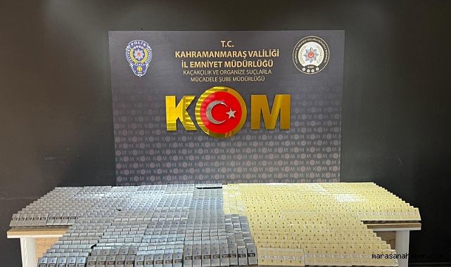 Kahramanmaraş'ta polis kaçakçıların peşine düştü!