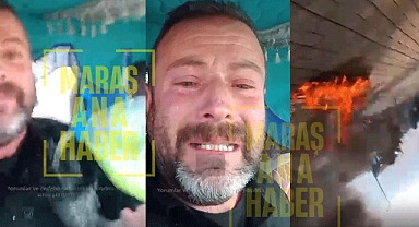 Kahramanmaraş'ta şoke eden olay! Belediye önünde ağlaya ağlaya kendini yaktı!