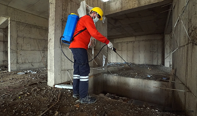Kahramanmaraş’ta Vektör Zararlılara Karşı ilaçlama!