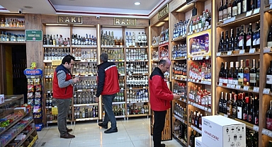 Kahramanmaraş’ta yılbaşı öncesi içki denetimi!
